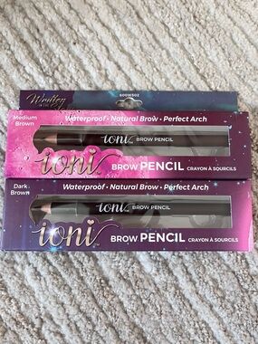 Ioni Brow Pencil Duo — Medium Brown & Dark Brown